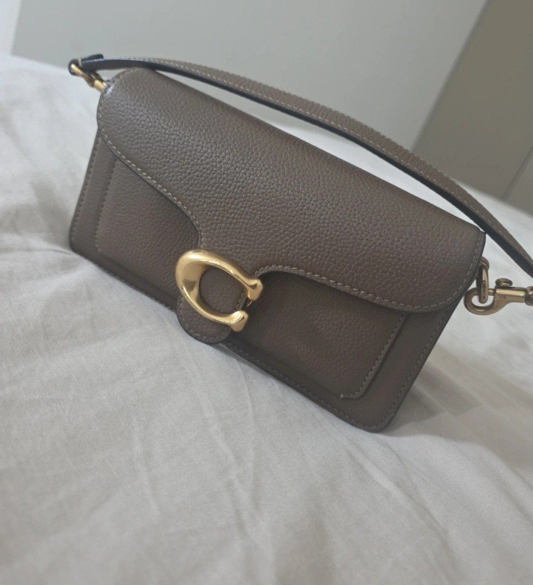 ZGAN Coach tas bruin, Sieraden, Tassen en Uiterlijk, Tassen | Damestassen, Ophalen of Verzenden, Zo goed als nieuw, Bruin, Handtas