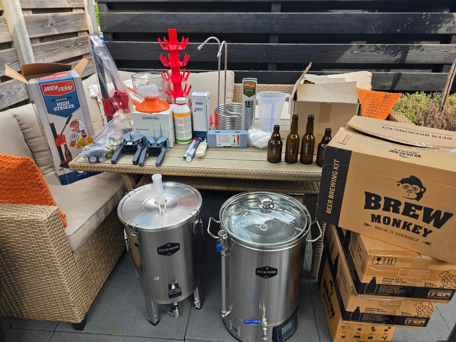 bierbrouwset Brew Monkey, Hobby en Vrije tijd, Overige Hobby en Vrije tijd, Ophalen