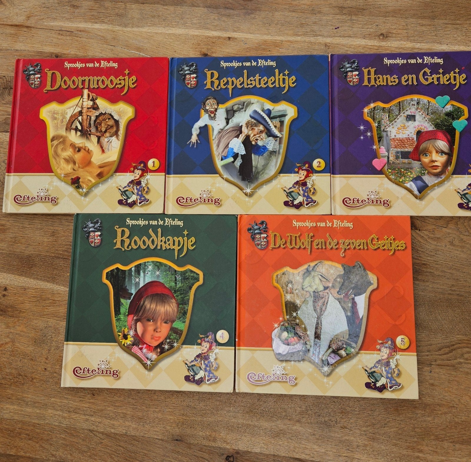 Efteling Sprookjesboeken - 5-delige set, Ophalen, Zo goed als nieuw, Efteling