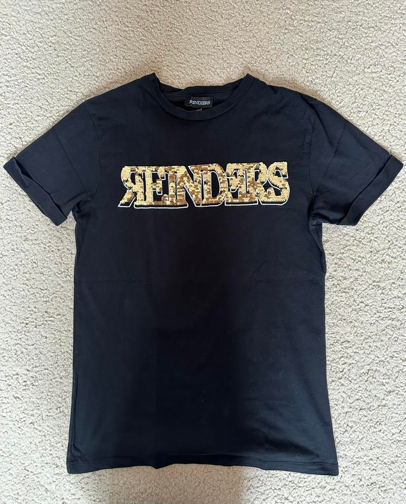 Reinders shirt zwart met gouden, Ophalen of Verzenden, Zo goed als nieuw, Zwart