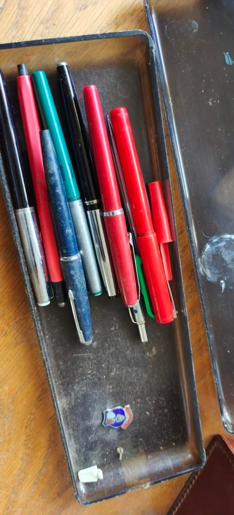 Verzameling vintage SSSR vulpennen en pennen, Verzamelen, Pennenverzamelingen, Ophalen of Verzenden, Gebruikt, Pennenset, Overige merken