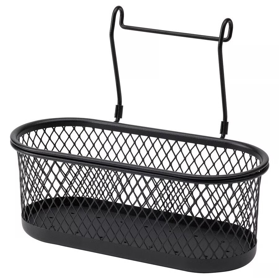 IKEA Hultarp Houder Zwart Netstof 31x16cm - Keuken Organizer, Ophalen, Overige typen, IKEA, Nieuw