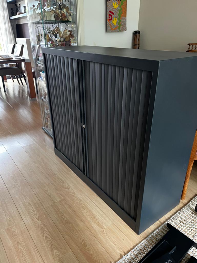 Stalen roldeurkast - gratis, Huis en Inrichting, Ophalen, 100 tot 150 cm, Zo goed als nieuw, 150 tot 200 cm