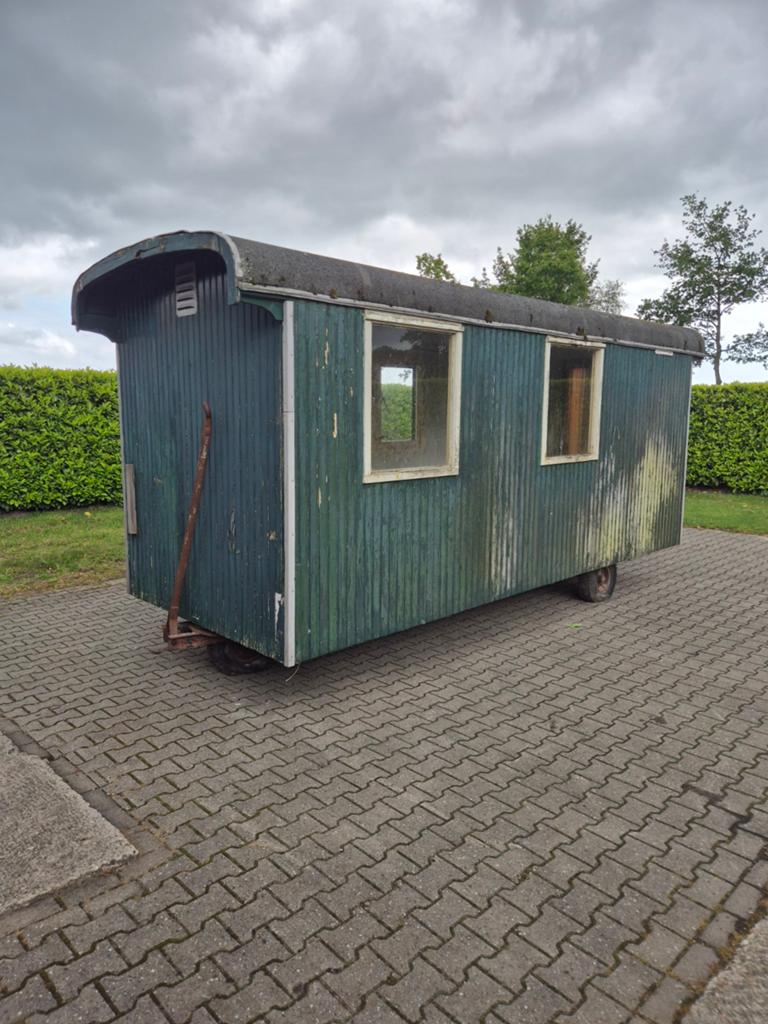 Grote Houten Pipowagen 5x2 Tinyhouse Tiny house Schaftwagen, Doe-het-zelf en Verbouw, Ophalen of Verzenden, Gebruikt