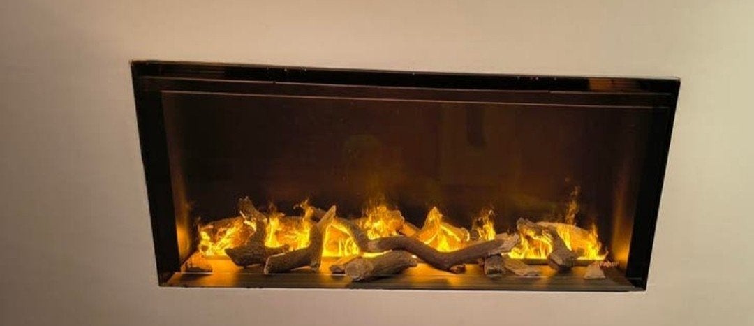 Showmodel Faber E-box opti-myst elektrische waterdamp haard, Huis en Inrichting, Ophalen of Verzenden, Zo goed als nieuw, Inbouwhaard