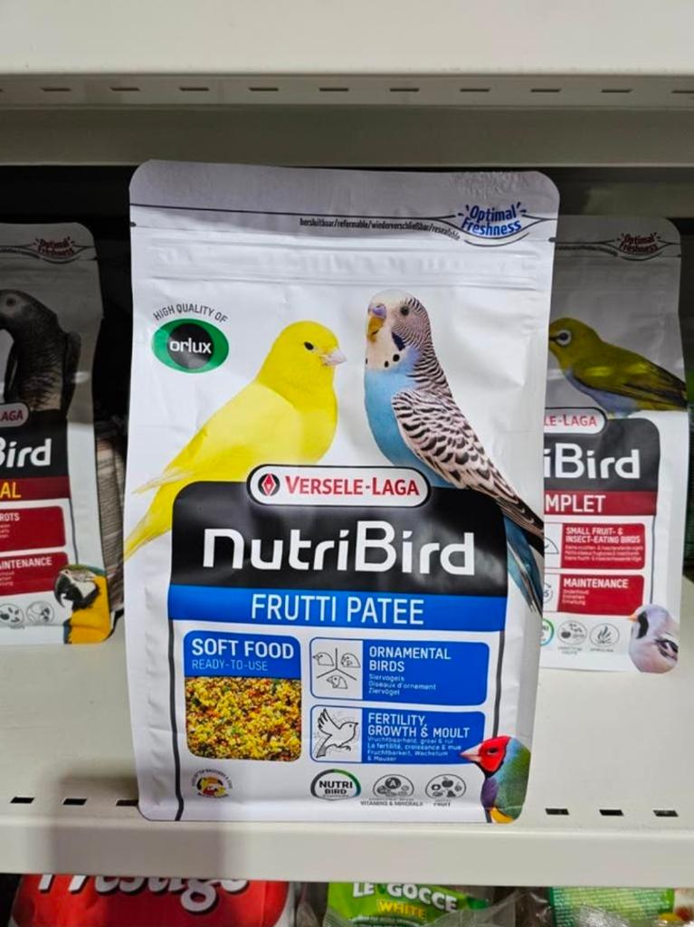 Nutribird Frutti Patee 1kg ( met ritssluiting ), Dieren en Toebehoren, Ophalen, Nieuw, Kooi-accessoires