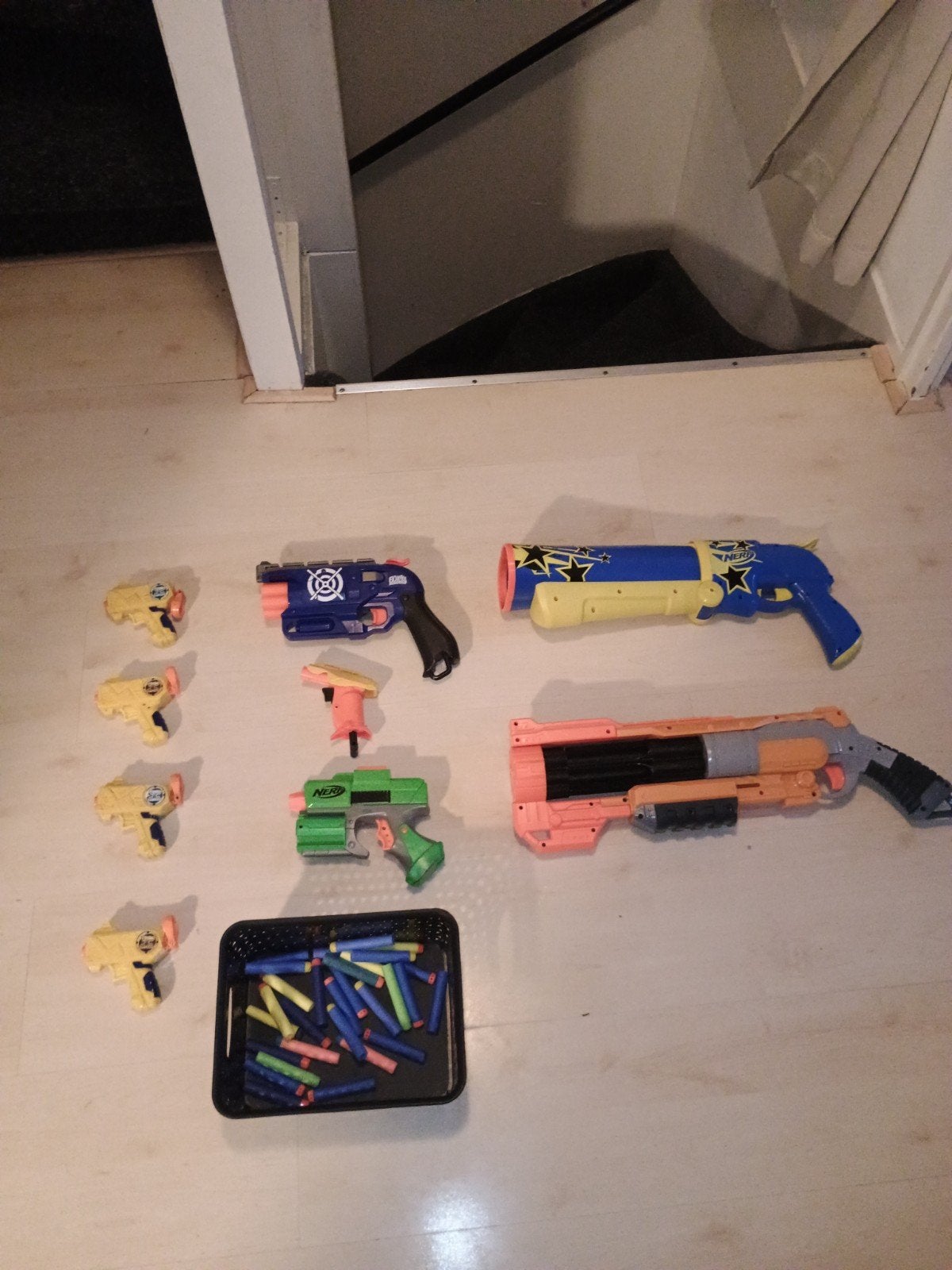 Nerf geweren met kogels - diverse modellen, Ophalen of Verzenden, Gebruikt, Jongen of Meisje