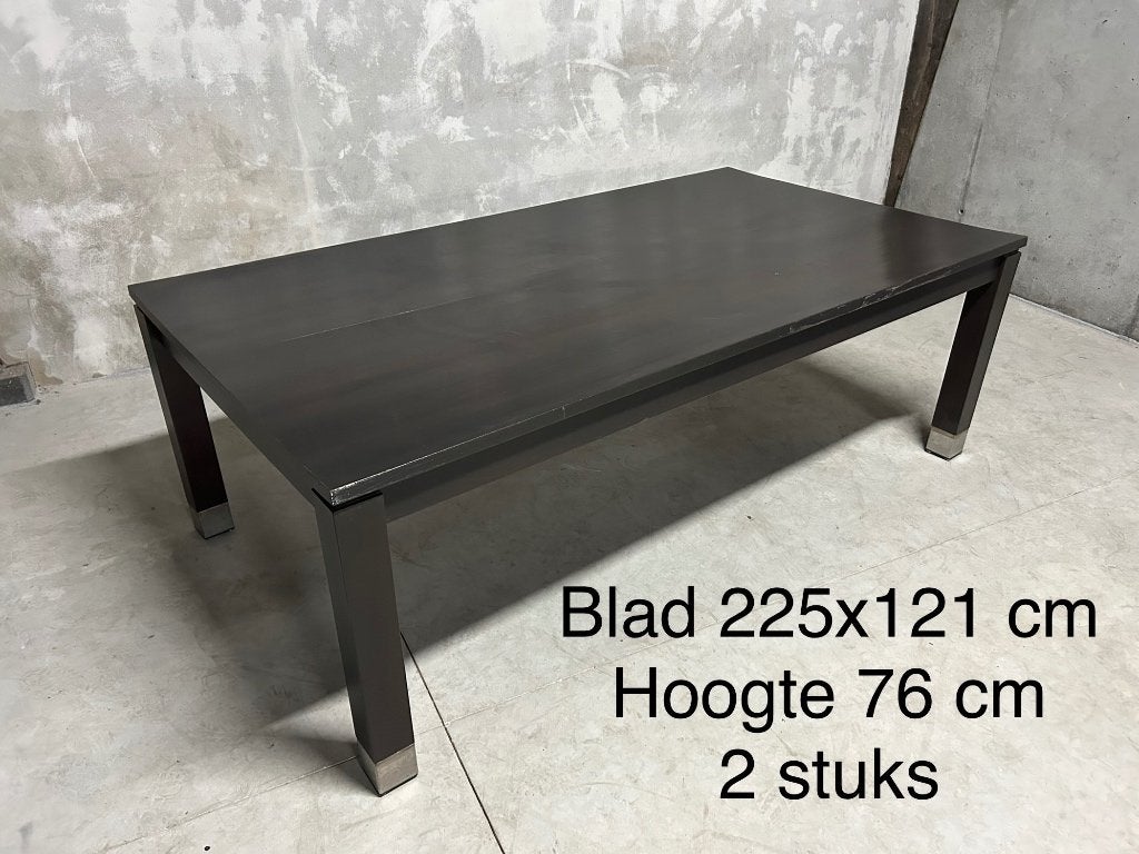 Stamtafel Bruin Café, Ophalen, 60 tot 90 cm, Hout, Gebruikt