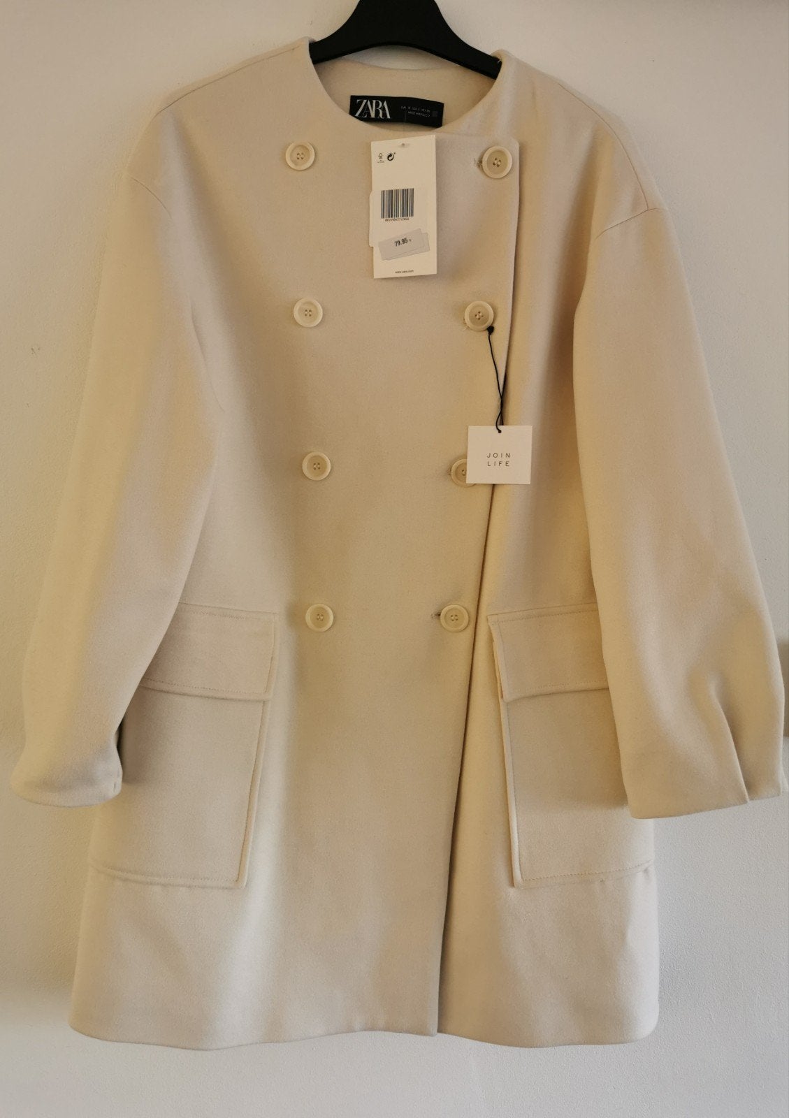 ZARA double-breasted jas mt. S/M, Overige kleuren, Verzenden, Zara, Nieuw