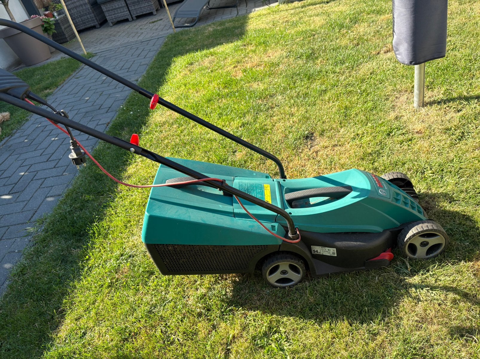 Gratis Bosch grasmaaier, Ophalen, Gebruikt, Elektrische grasmaaier, Opvangbak