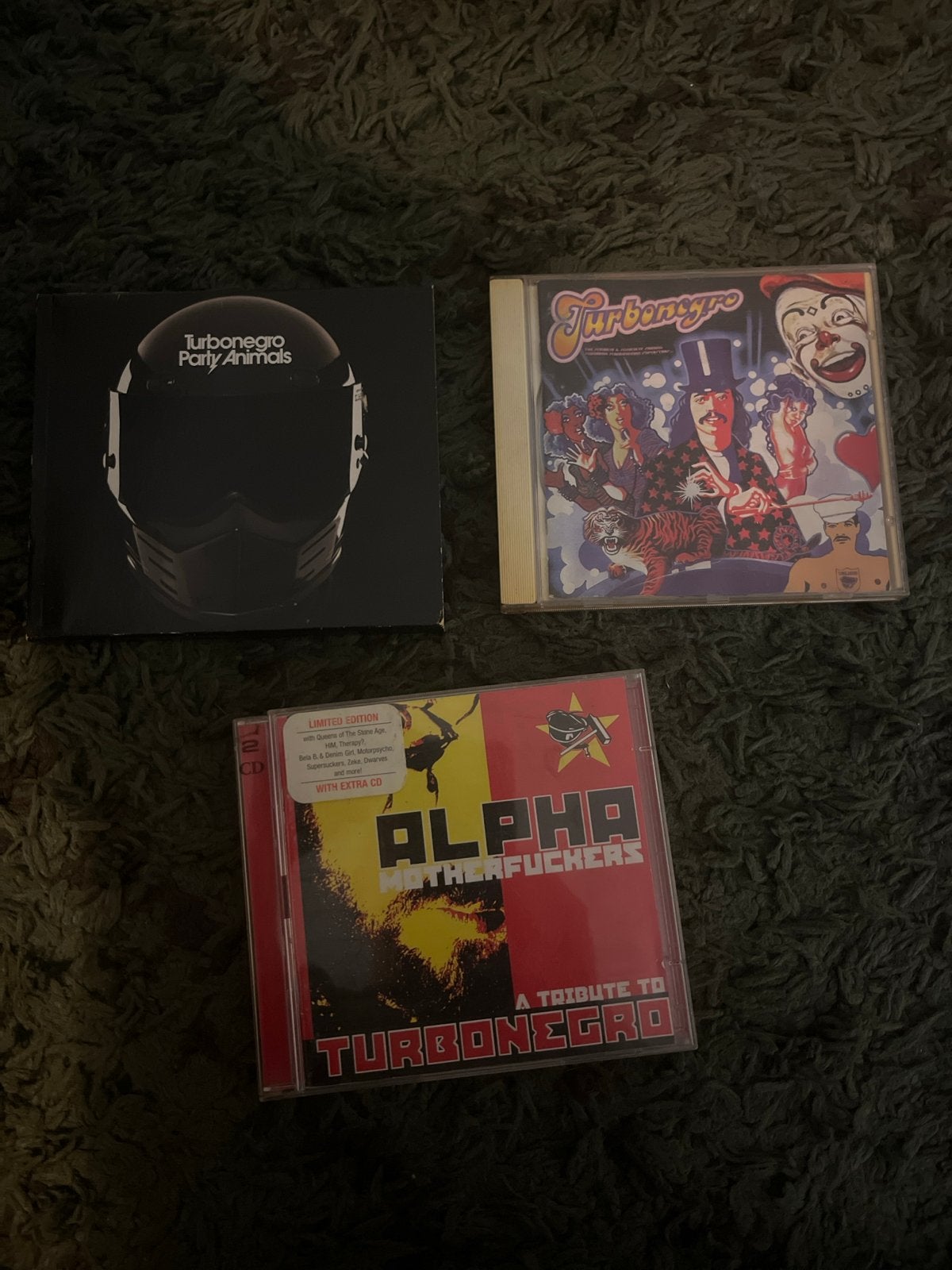 Turbonegro CD collectie: Party Animals, Retox, Alpha Motherf, Ophalen of Verzenden, Gebruikt, Album, Inclusief doosje