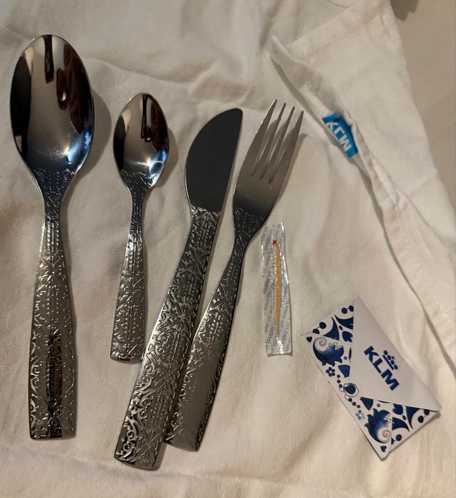KLM Bestekset Marcel Wanders Business Class Compleet, Verzamelen, Ophalen of Verzenden, Zo goed als nieuw