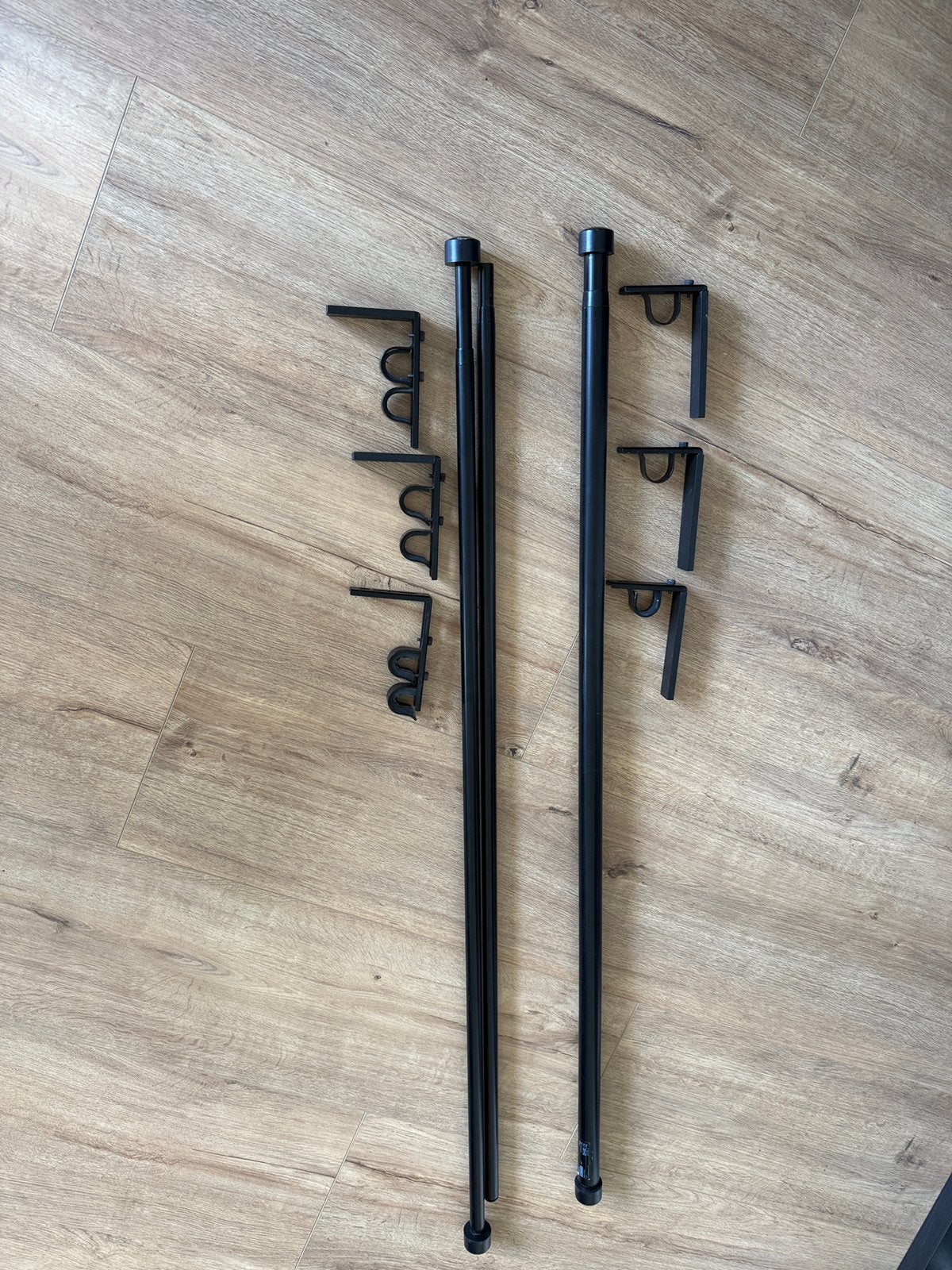 Ikea Hugad gordijnrail, Ophalen, Overige materialen, Gebruikt, Zwart