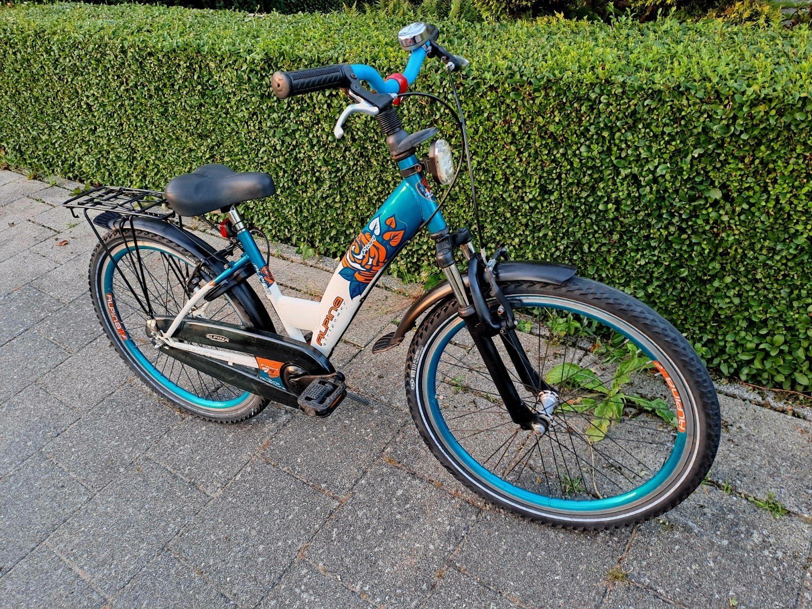 ALPINA meidenfiets, Fietsen en Brommers, Fietsen | Meisjes, Ophalen, Terugtraprem, 24 inch, Alpina