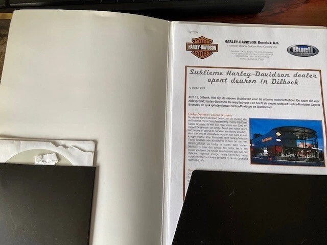 Harley-Davidson motorcycle press kit 2007 models CD ROM, Ophalen of Verzenden, Gebruikt, Motoren