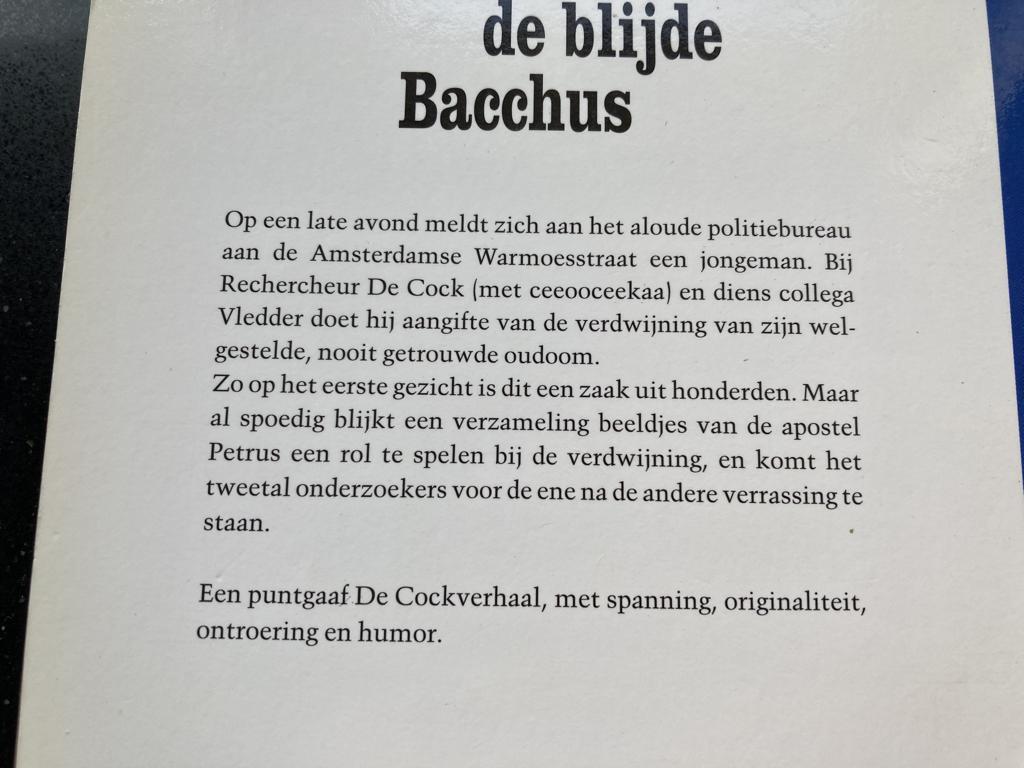 Baantjer: Hamerslag en Bachus, Ophalen of Verzenden, Gelezen, Baantjer