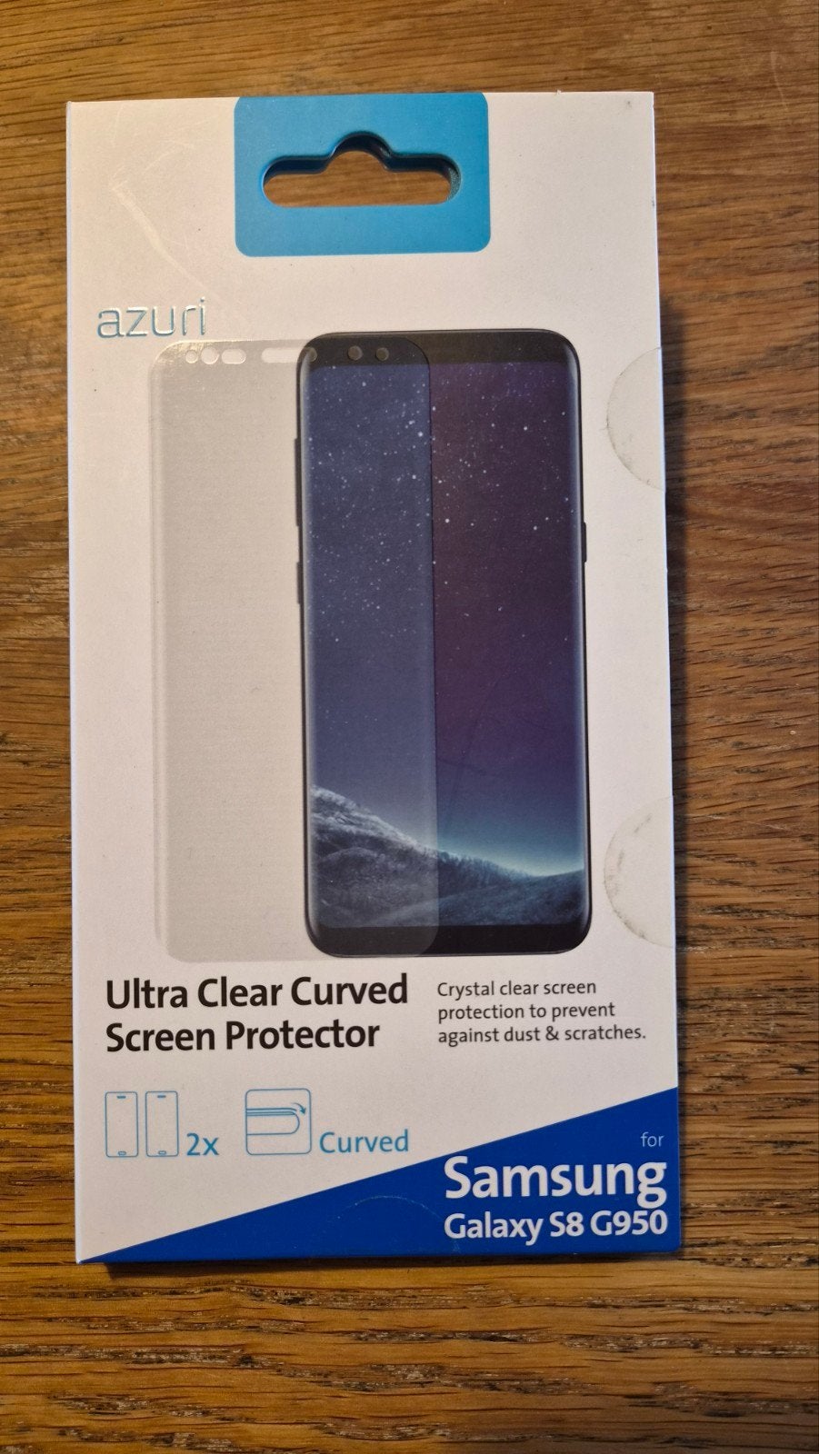 Azuri Screenprotector voor Samsung Galaxy S8 (Nieuw), Ophalen of Verzenden, Nieuw, Overige modellen, Screenprotector