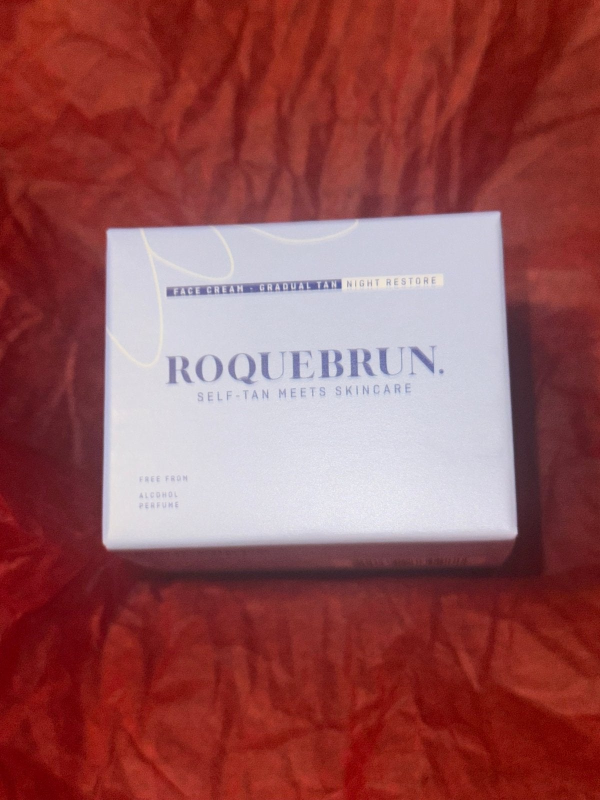 Roquebrun Face Cream - Gradual Tan Night Restore, Ophalen of Verzenden, Nieuw, Gehele gezicht, Verzorging