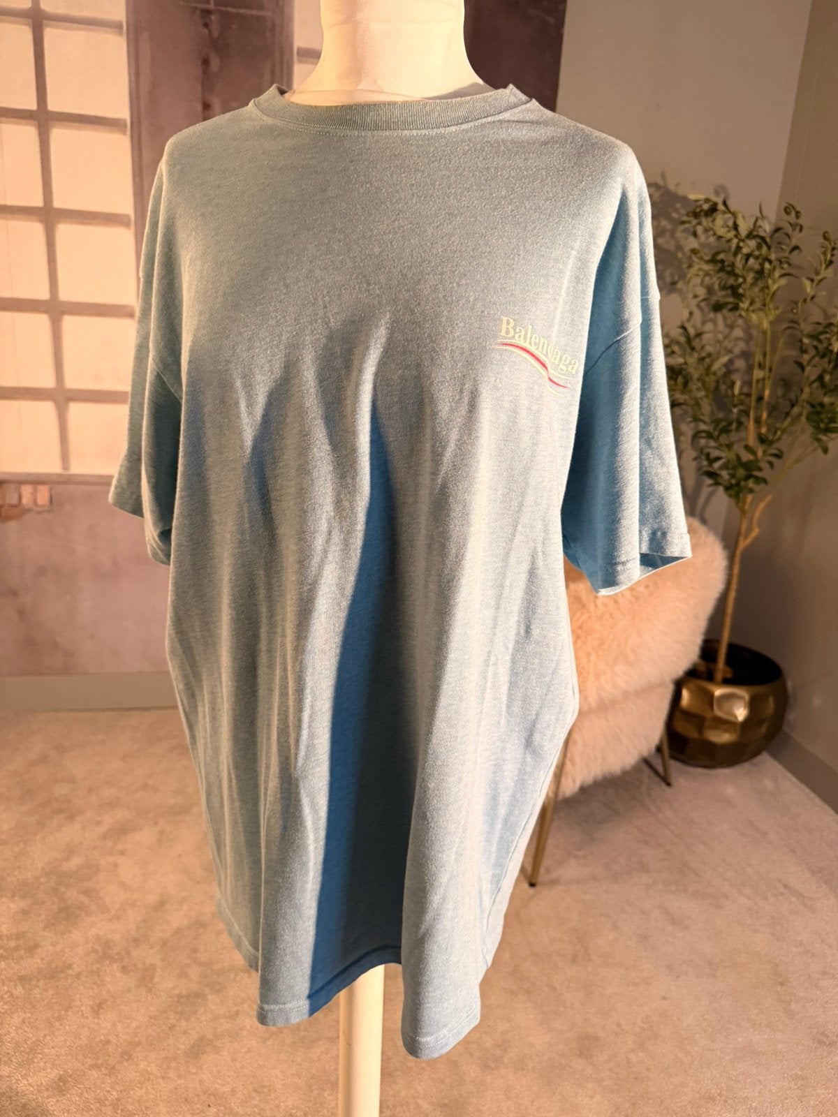 Balenciaga Political Campaign T-Shirt XS Oversized Origineel, Kleding | Heren, Schoenen, Ophalen of Verzenden, Zo goed als nieuw