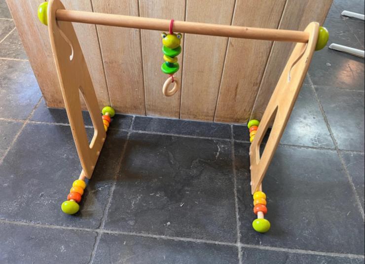 HABA Babygym Speelboog Hout met speeltje, Ophalen of Verzenden, Zo goed als nieuw, Babygym
