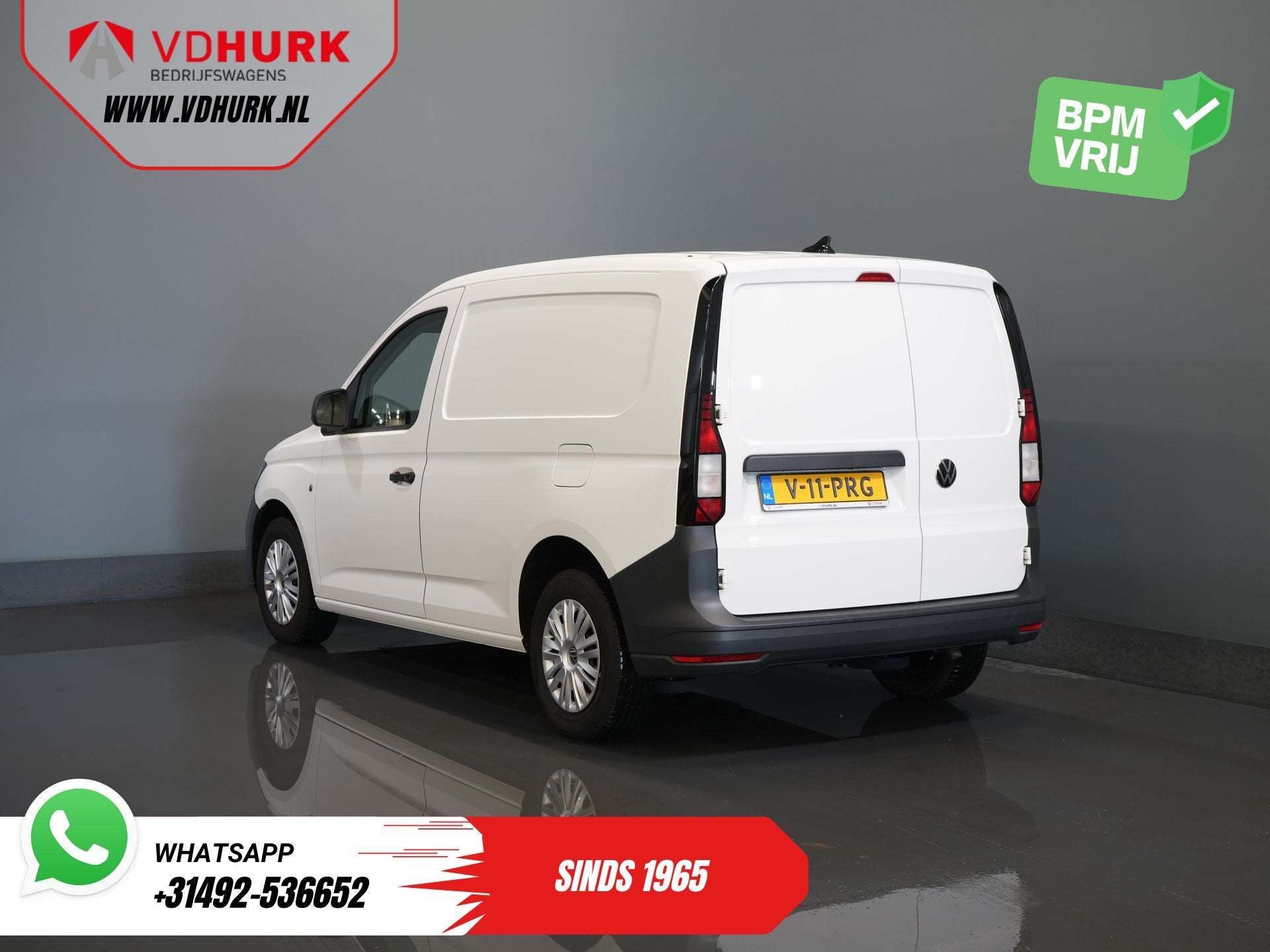 Volkswagen Caddy Cargo 2.0 TDI 100 pk Omvormer/ Sortimo/ Cru, Gebruikt, 4 cilinders, Volkswagen, Wit