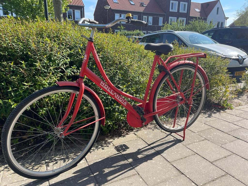 Hollandia damesfiets – stevige stadsfiets met karakter, Fietsen en Brommers, Ophalen, Gebruikt