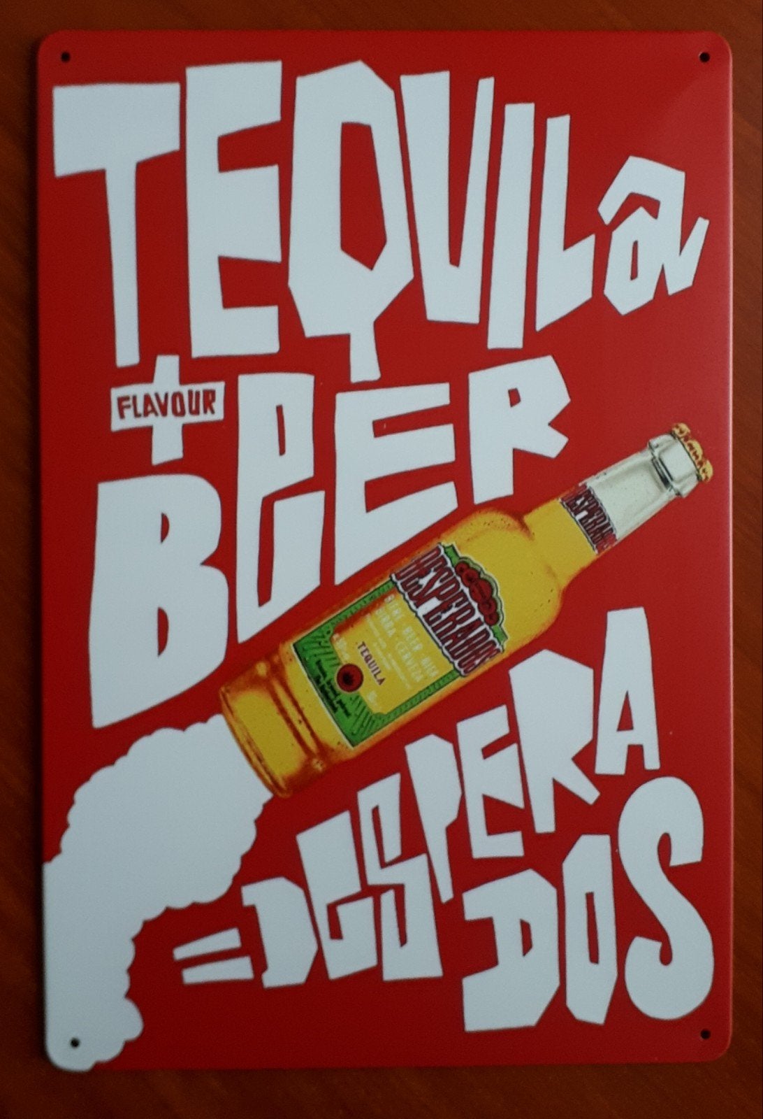 Desperados 20x30 cm Metalen Reclamebord, Verzenden, Nieuw, Reclamebord