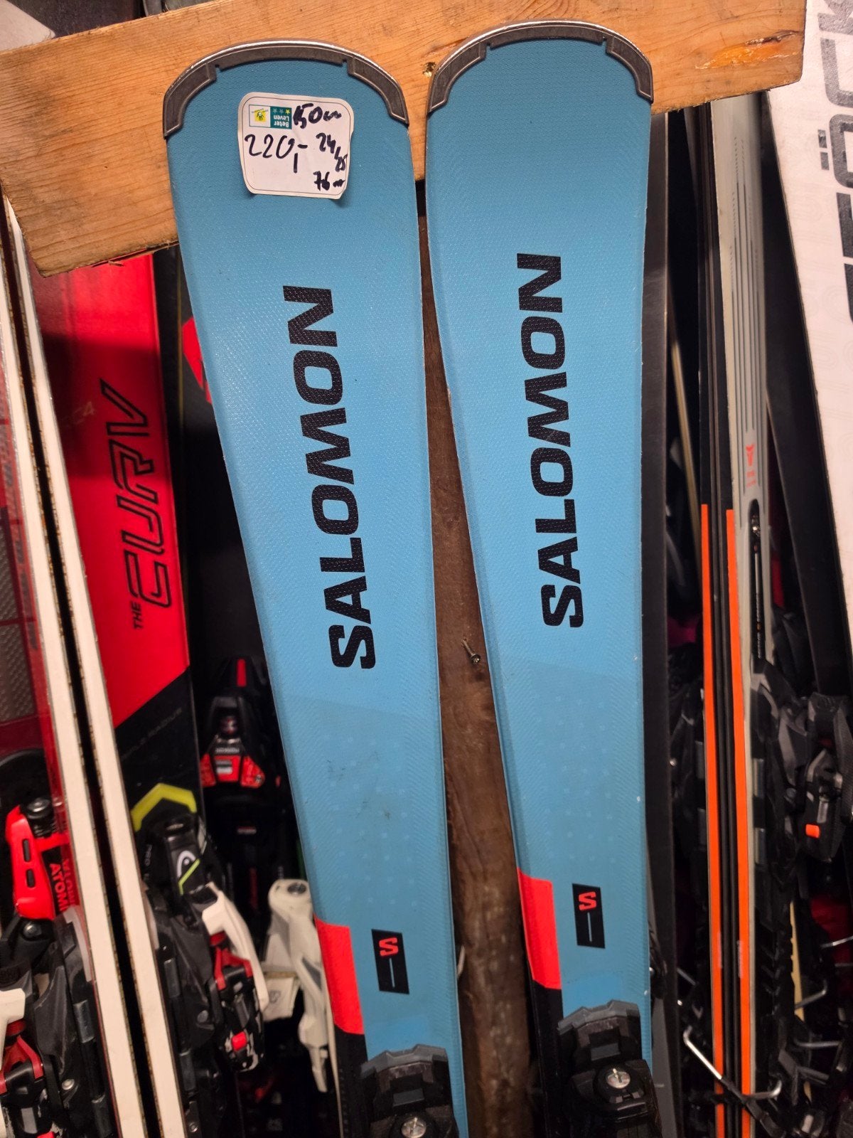 150cm SALOMON S MAX 06  ALL SNEUW ALL ROUND TOP SKI, 140 tot 160 cm, Zo goed als nieuw, Carve, Skiën