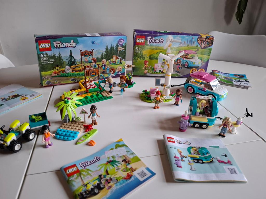 Pakket van 4 Lego Friends Sets: 42622, 41443, 41733, 41697, Ophalen of Verzenden, Zo goed als nieuw