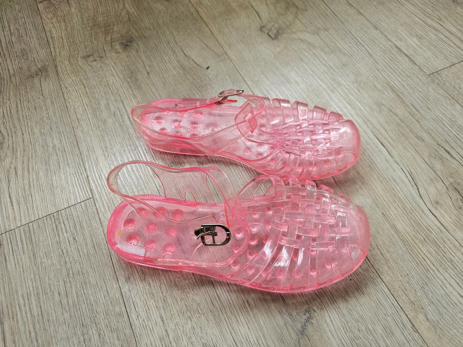 Roze plastic waterschoenen maat 35, Kinderen en Baby's, Gebruikt, Meisje, Schoenen, Ophalen of Verzenden
