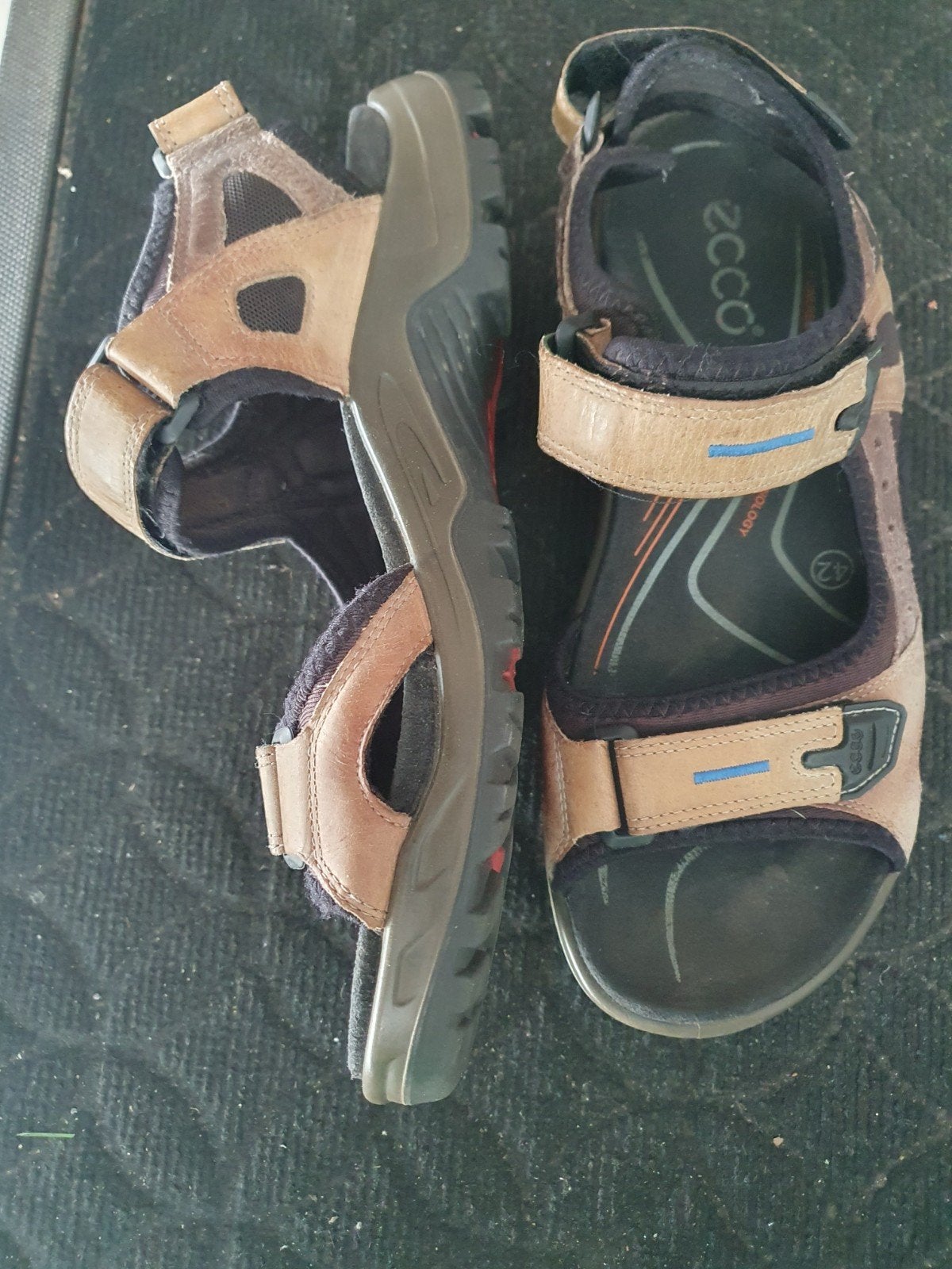 Comfortabele sandalen maat 42, Sandalen, Ecco, Ophalen of Verzenden, Zo goed als nieuw