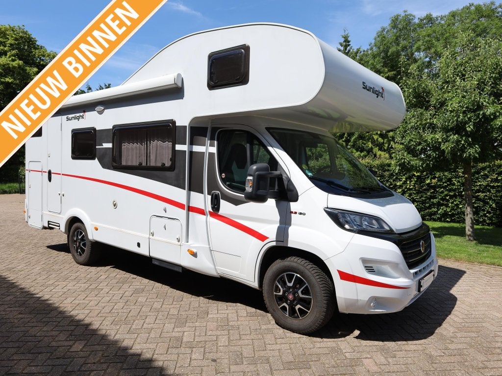 Sunlight A 72 6-persoons off-grid, Niet ingevuld, Ringverwarming, Fiat, Airbags