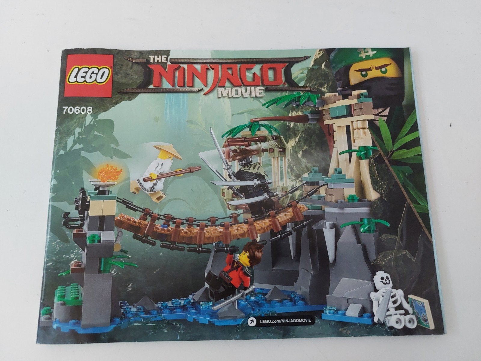 Lego Ninjago 70608 Master Falls, Gebruikte blokjes met nopjes, Lego, Inclusief accessoires, Ophalen of Verzenden