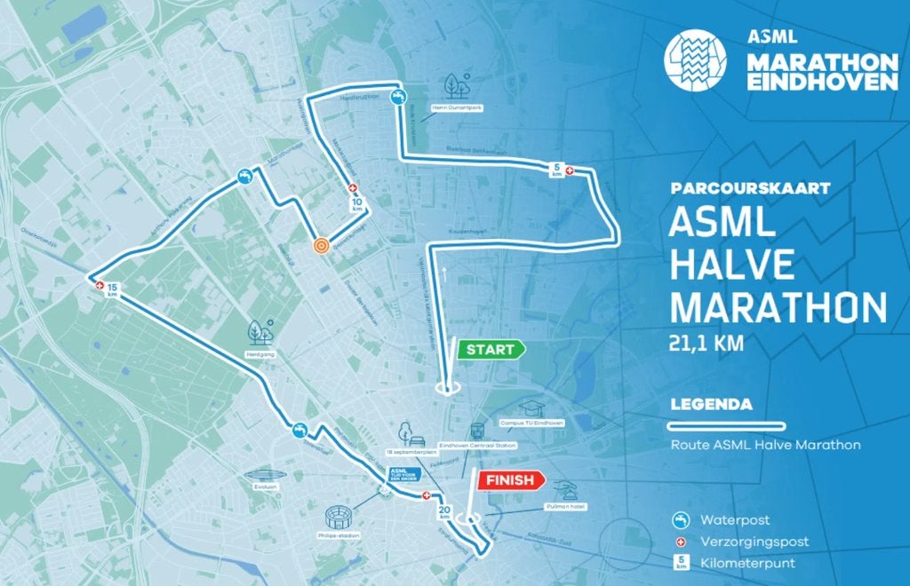Startbewijs ASML halve Marathon Eindhoven, Tickets en Kaartjes, Eén persoon, Oktober