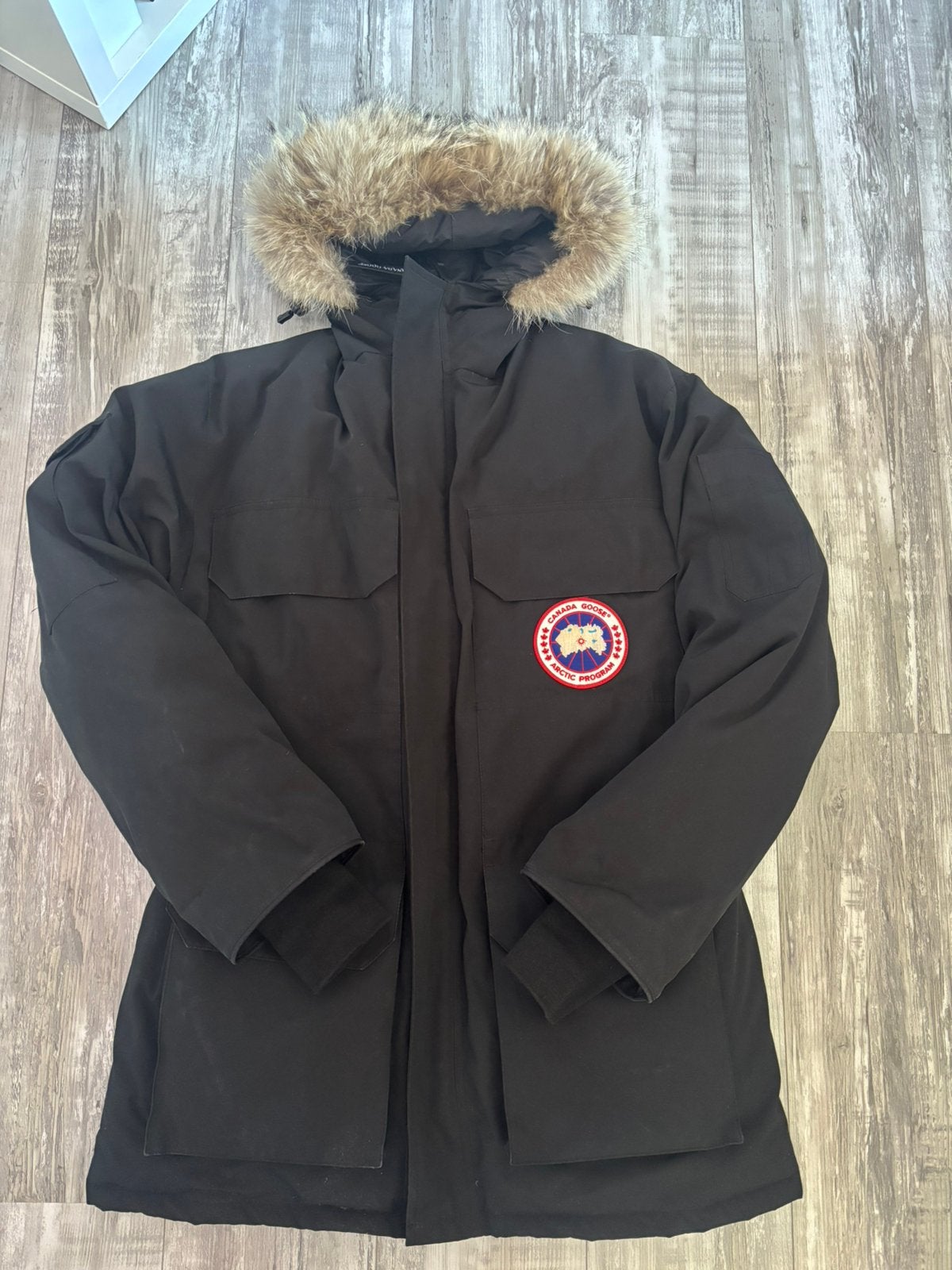 Canada Goose winterjas Expedition maat S (Unisex), Ophalen of Verzenden, Zo goed als nieuw, Zwart