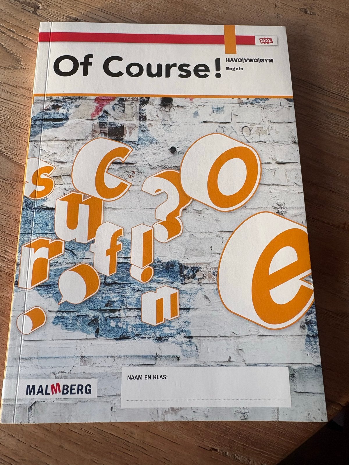 Of Course! Engels HAVO|VWO|GYM Malmberg, Ophalen of Verzenden, Zo goed als nieuw, HAVO, Engels