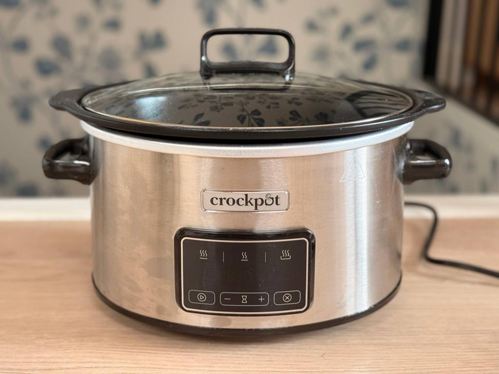 Crockpot Slowcooker CSC011X - Zilver, Ophalen of Verzenden, Vaatwasmachinebestendig, Gebruikt