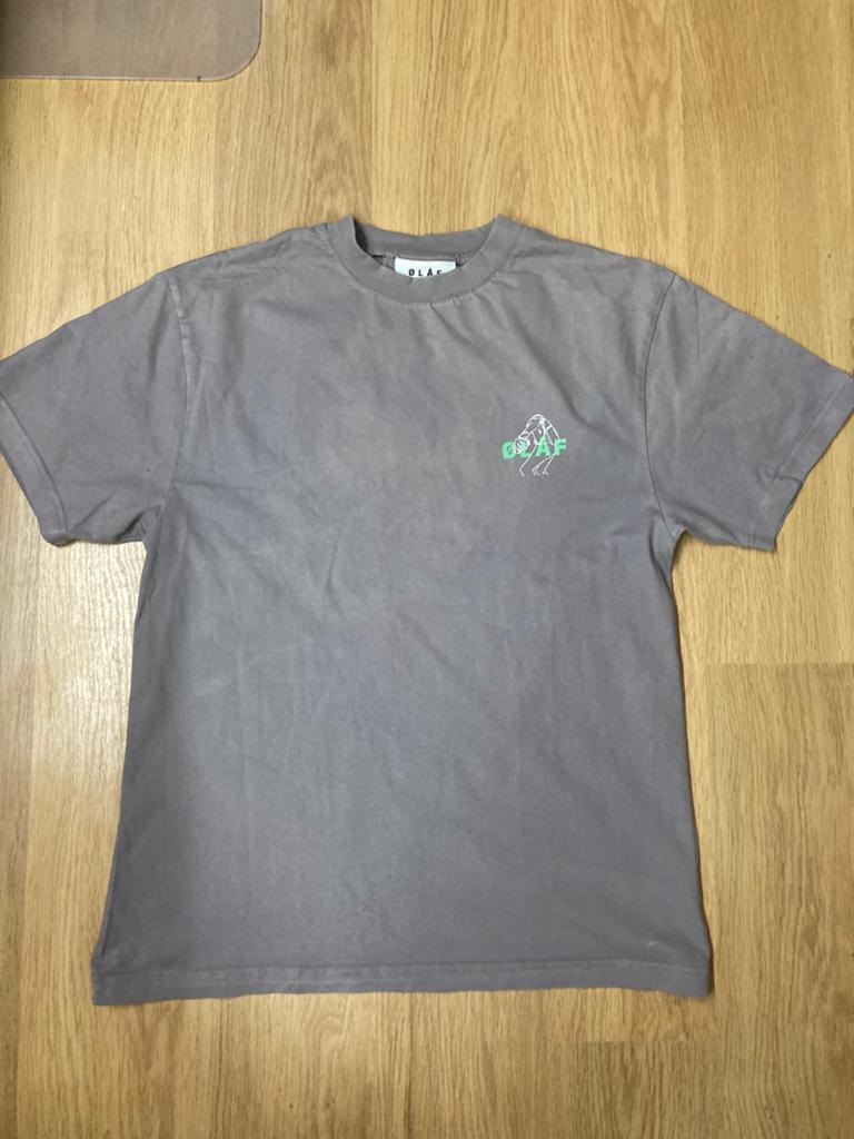 Olaf T-shirt met print - M - Grijs - Our Life As Friends, Maat 48/50 (M), Ophalen of Verzenden, Zo goed als nieuw, Grijs