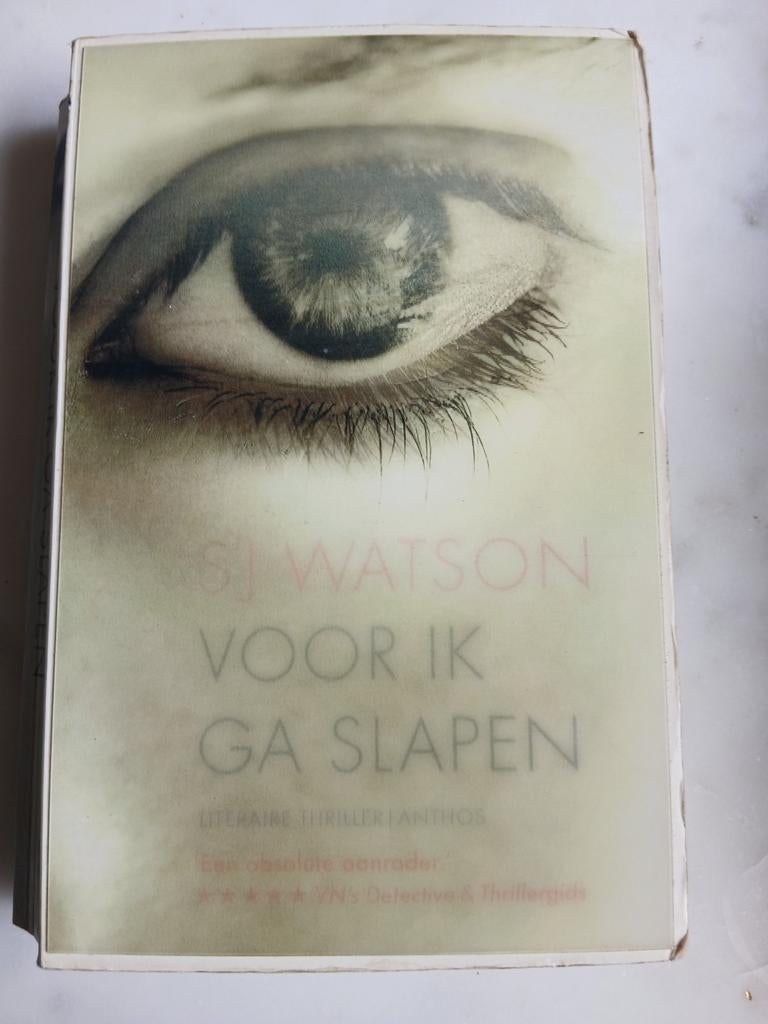 Voor Ik Ga Slapen - S.J. Watson, Ophalen of Verzenden