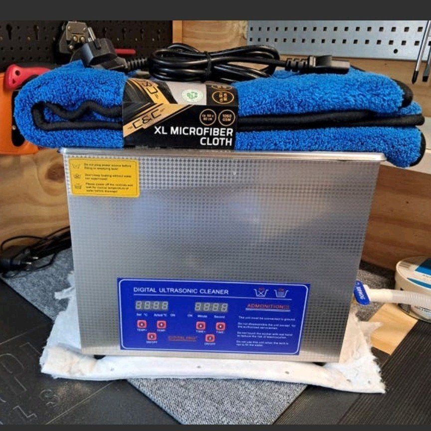 Ultrasoon reiniger 6L, aftapkraan. Tot 80 gr verwarmbaar, Doe-het-zelf en Verbouw, Reinigingsmachines, Ophalen of Verzenden, Gebruikt