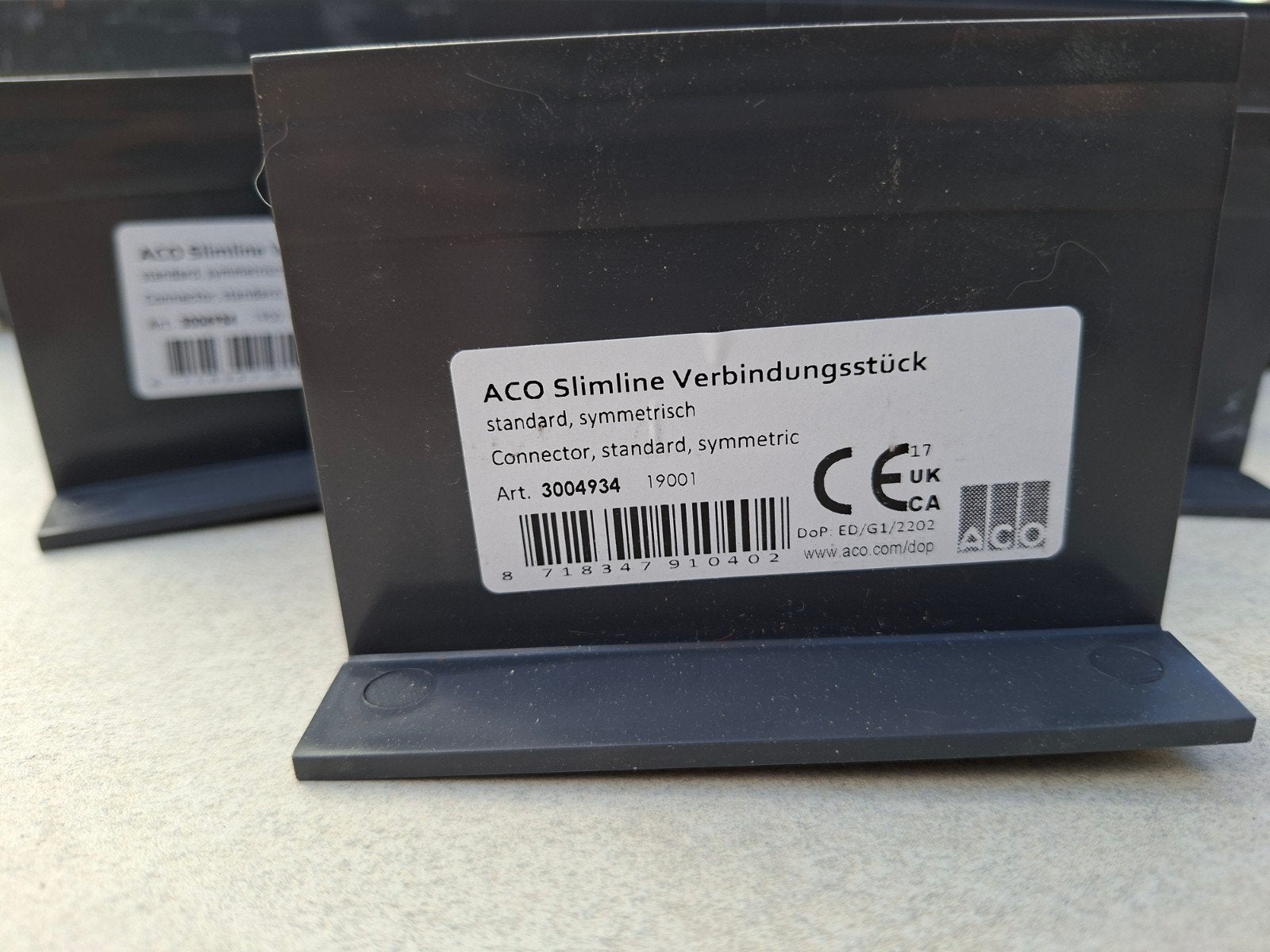 ACO Slimline afvoergoot 3 st 1.0m met aluminium rooster, Ophalen, Afvoer, Minder dan 2 meter, 80 mm of meer