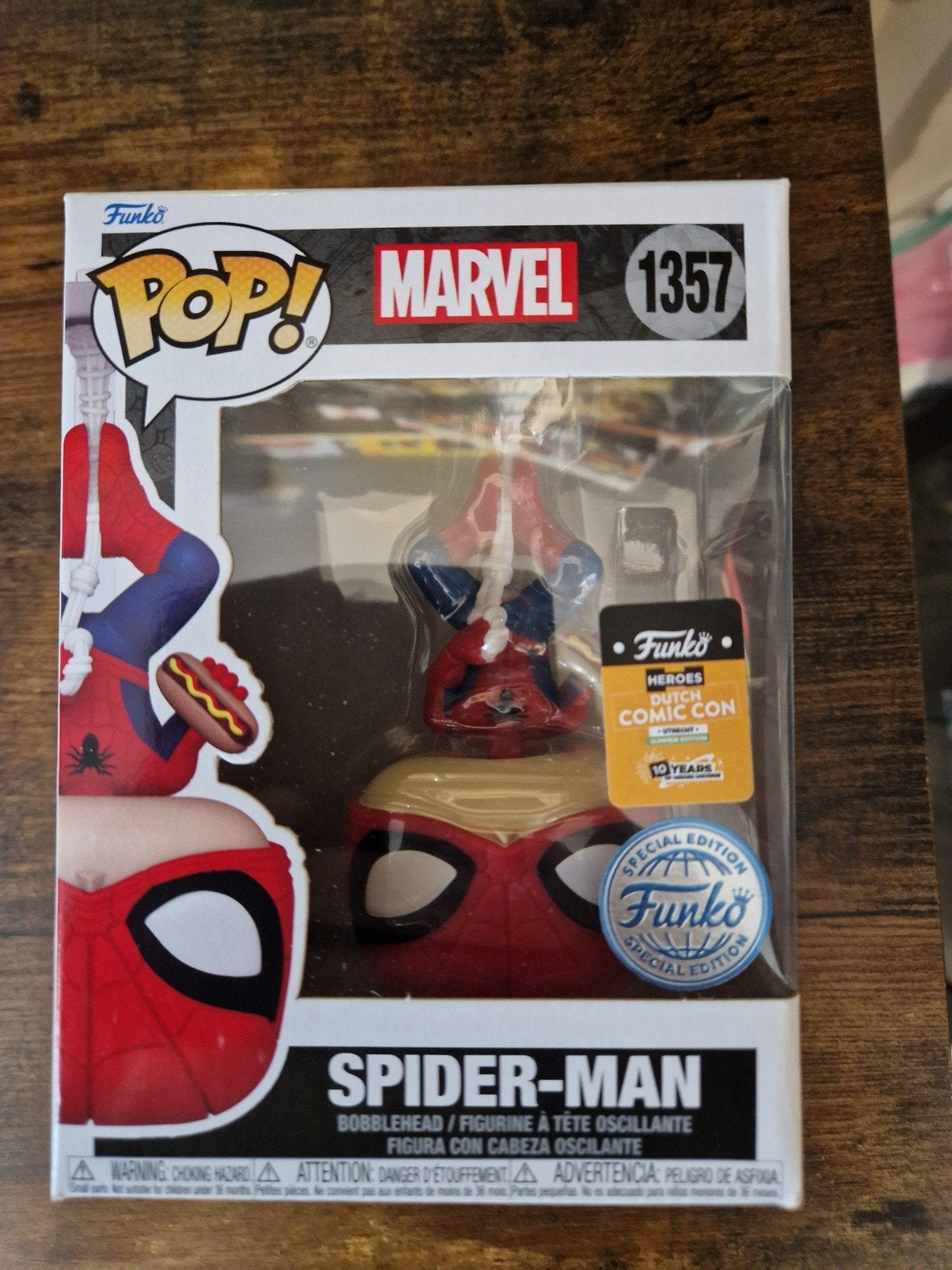 funk pop spider man 1357 dutch comic con, Ophalen of Verzenden, Nieuw