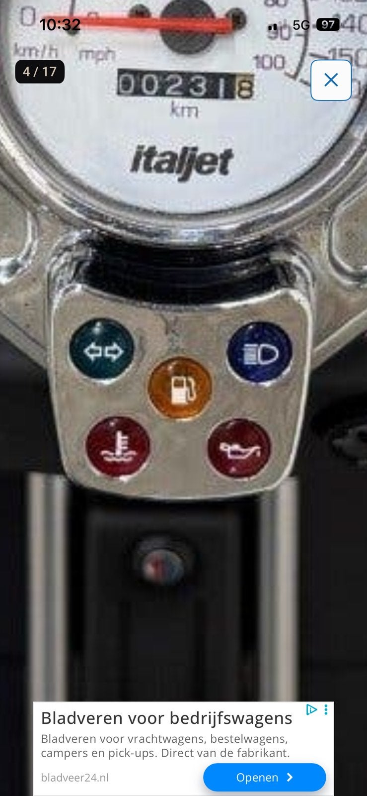 Italjet dragster lichtjes voor het dashbord gezocht, Fietsen en Brommers, Ophalen of Verzenden, Zo goed als nieuw, Overige typen
