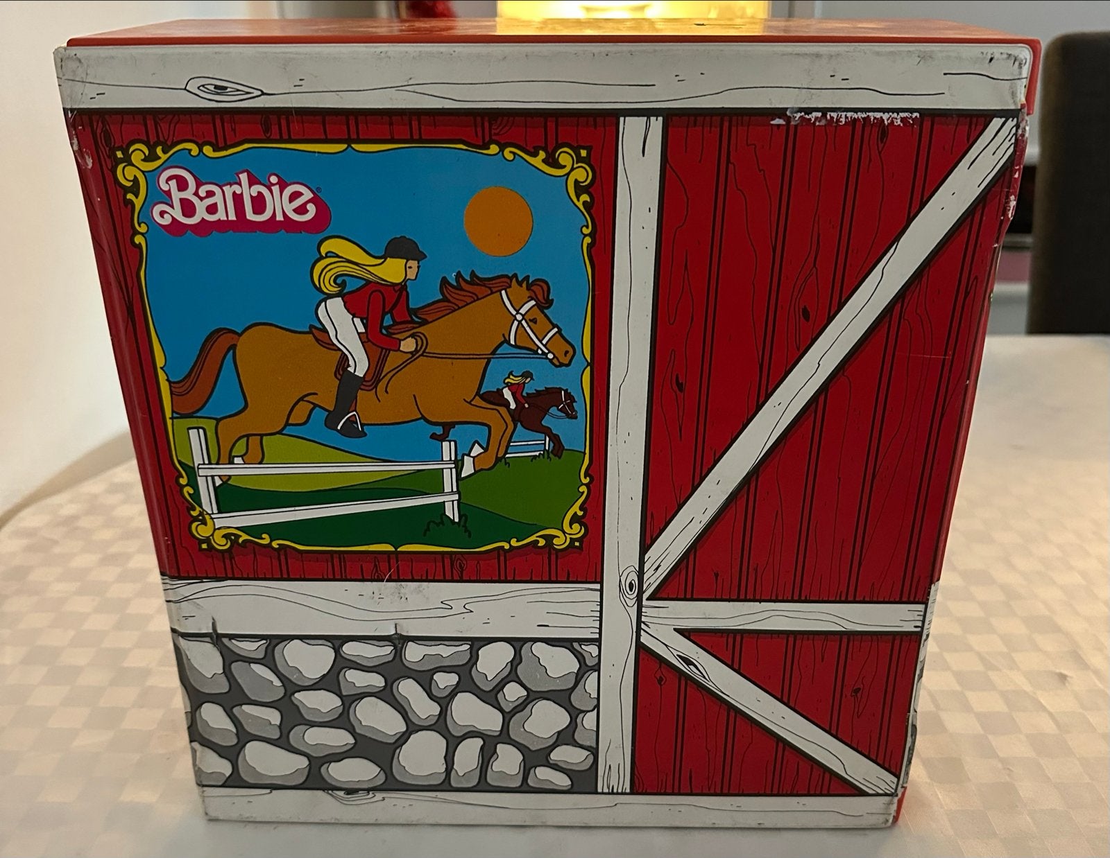 Vintage Barbie Paardenstal (Mattel, jaren '70), Ophalen of Verzenden, Gebruikt, Barbie