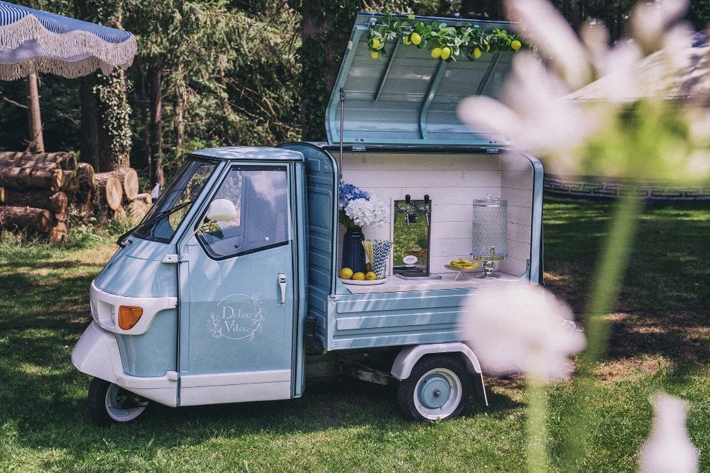 Piaggio Ape 50 unieke mobile bar, compleet direct inzetbaar, Ophalen
