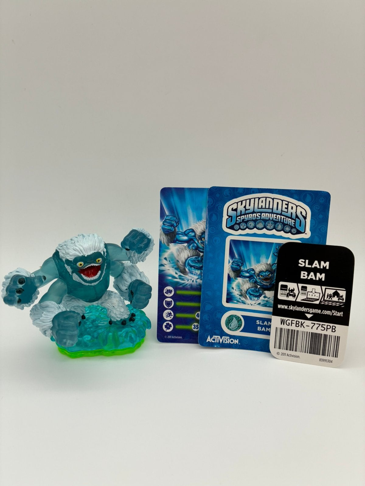 Skylanders Spyro’s Adventure Slam Bam met sticker en kaartje, Spelcomputers en Games, Games | Nintendo Wii, Avontuur en Actie