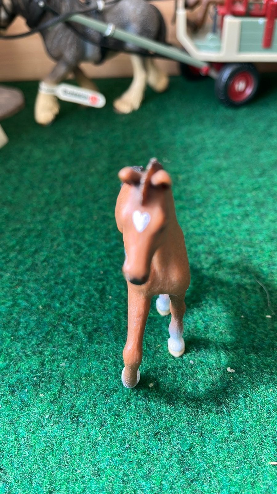 Schleich Oldenburger veulen, Ophalen of Verzenden, Zo goed als nieuw, Paard, Beeldje of Figuurtje