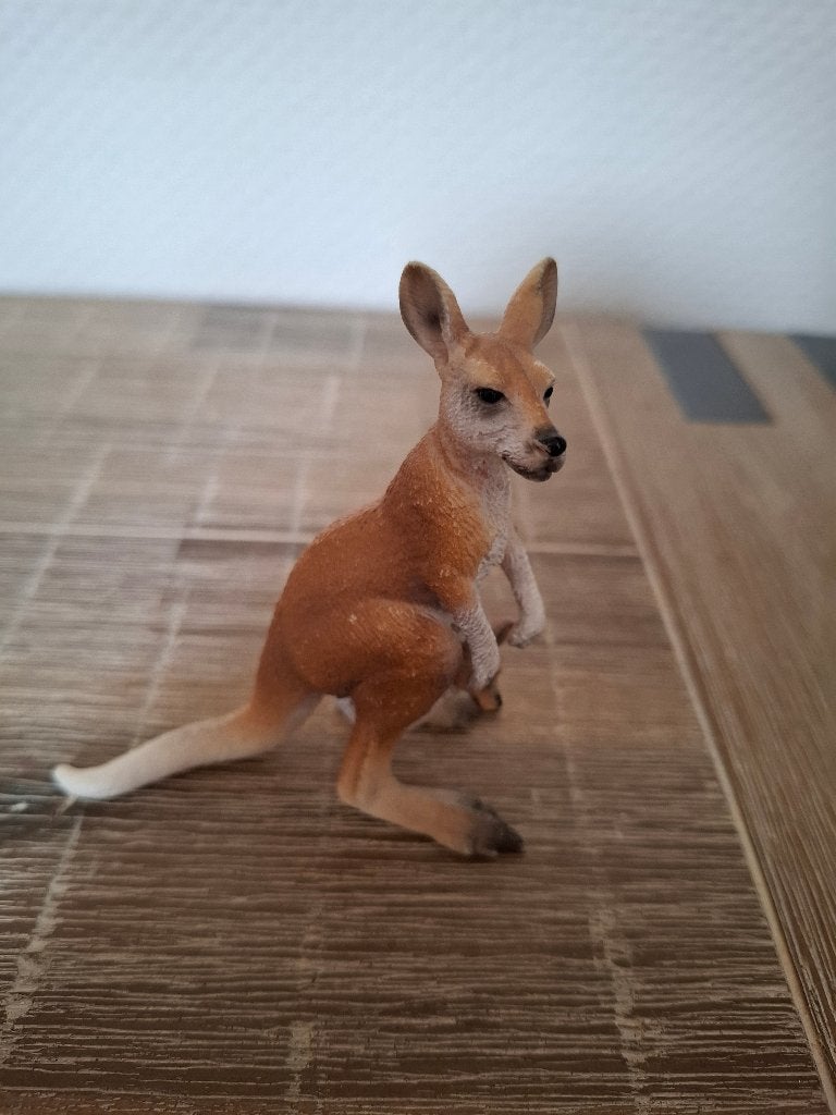 Schleich 14603 Wild Life Kangaroe met jong in buidel, Ophalen of Verzenden, Zo goed als nieuw