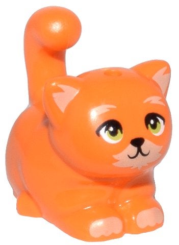 lego poes, kat oranje (2), Ophalen of Verzenden, Nieuw, Accessoire, Lego