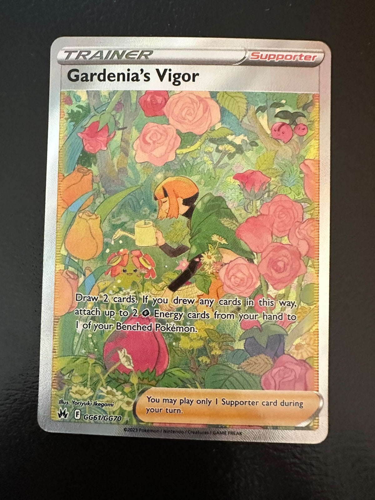 Gardenia's Vigor GG61/GG70 Pokemon Kaart, Ophalen of Verzenden, Zo goed als nieuw